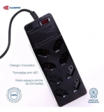 Filtro de Linha com Protetor de Surto DPS iCLAMPER Energia 8Saindo a R$ 53 em a…