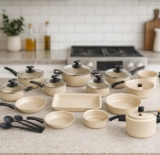 COMPLETINHO! 17 PEÇAS Conjunto Panelas 17 Peças Antiaderente + Panela de Pressão…