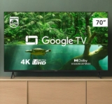 COMO CARREGA UM TREM DESTE TAMANHO? Smart Tv 70″ 4K Google Tv Philips DE 4.749 |…
