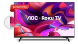 Smart Tv 43” Full Hd Com Roku Tv 43s5135/78g Aoc Bivolt Cor PretoEstoque no Mer…