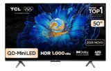 CORREEEEEE Smart TV TCL 50 Polegadas QLED Mini LED 4K C6KS WiFi Bluetooth Google…
