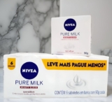 FAZ O ESTOQUE AI NIVEA Sabonete em Barra Pure Milk Sensitive 6 un. 90g DE 22 | P…
