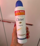 OLHA O TAMANHÃO DESSE Dove Desodorante Antitranspirante Aerossol Original 250 ML…