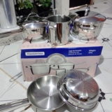 PRA TU PASSAR DE HERANÇA Jogo de Panelas Tramontina Allegra em Aço Inox com Fund…