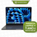MacBook Air M2 • 8GB RAM • 256GB SSD • Tela 13″ • Novo e Lacrado  1 ano de gara…
