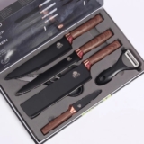 Jogo Faca De Churrasco 6 Peças Antiaderente Corte Navalha De: R$78,90 Por apenas…