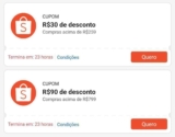 Cupons Shopee Mega QuintaR$30 OFF em R$259R$90 OFF em R$799Resgate aquihttps://s…