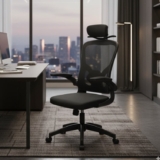 MELHOR DO QUE SENTAR NO DUROCadeira De Escritório Ergonômica Com Estofado De Mes…