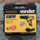 NA HORA QUE TU PRECISAR JÁ VAI TER UMA Parafusadeira/Furadeira 12v Vonder DE 229…