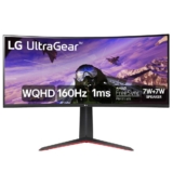 Monitor Gamer Curvo LG UltraGear LG 34″, UltraWide, 160Hz, WQHD, 1ms, DisplayPor…