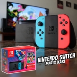 ÓTIMO PARA XINGAR SEUS AMIGOS NO MARIO KART Nintendo, Console + Jogo, Switch Azu…