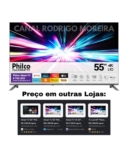 55 polegadas PARCELADO!  Smart TV 55″ Philco 4K UHD LED Roku TV Dolby Audio P55C…