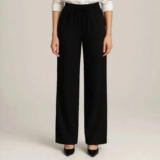 MODA CASUAL DE LUXO Calça Feminina Alfaiataria Wide Leg DE 49 | POR 28https://me…