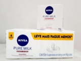 ESTOQUE DE BANHO NIVEA Sabonete em Barra Pure Milk Sensitive 6 unidades DE 21,90…