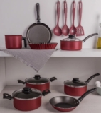 COZINHA COMPLETINHAJogo Panelas 12 Peças Antiaderente Alumínio Turim Tramontina …