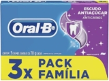 Creme Dental Oral-B Escudo Anti Açúcar Tradicional Leve 3 Pague 2 70g, Oral B Po…