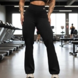 Calça Legging Flare Bailarina Cintura Alta Treino Academia DE 59 | POR 26 https…