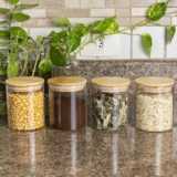 DEIXE OS TEMPERINHOS ORGANIZADOS Kit 06 Potes de Mantimentos Herméticos 200ml DE…