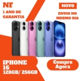 Parceladinho!!  Celular iPhone 16 128GB Original Novo Lacrado com Garantia Apple…