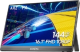 ARZOPA Monitor portátil para jogos de 16,1” 144Hz, monitor portátil 1080P FHD K…