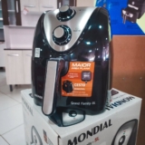 FRITE COM AR, APOSENTE O OLEO MONDIAL Fritadeira Sem Óleo Grand Family Inox – 5L…