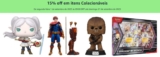 15% OFF EM COLECIONÁVEIS NA AMAZON O desconto será aplicado automaticamente na …