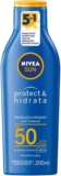 NIVEA SUN Protetor Solar Protect & Hidrata FPS 50 200ml 1 Com toque seco, rá…