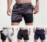 NOT FIQUE ASSADO Kit 4 Shorts 2 Em 1 Dryfit Academia DE 176 | POR 101 (25 CADA) …