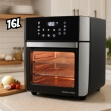 GRANDONA E PARCELADISSIMA Air Fryer Oven Britânia 16l 4 Em 1 Porta Removível – 2…