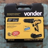 NA HORA QUE TU PRECISAR JÁ VAI TER UMA Parafusadeira/Furadeira 12v Vonder DE 229…