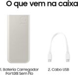 Powerbank SAMSUNG 10.000 mAh Super Rápida 25Wsaindo a R$119em ate 3x sem jurosCO…