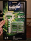 O APAREI E AS CABEÇA Gillette Aparelho De Barbear Mach3 Sensitive + 9 Cargas DE …