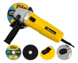 Esmerilhadeira Lixadeira Angular 4.1/2 11000rpm 780w The Black Tools Cor Amarelo…