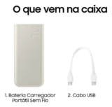 O de 10.000mAh entrou em oferta também!Lembrando que funciona em iPhone também P…