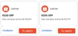 CUPONS SHOPEE ONLINEEEE R$30 OFF em R$259 R$90 OFF em R$799Ative aqui: https://…