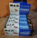PRA MATAR A FOME PÓS TREINO Barra de Proteina Power Protein Bar 12 unidades – Ma…