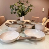 KIT LINDO DEMAISSSS  Jogo de Panelas Mimo Style Cook Fundo de Tripla Indução com…