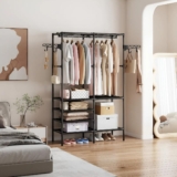 ORGANIZAR SUAS COISINHAS Arara Dupla Closet Sapateira Cabideiro Com Prateleiras …