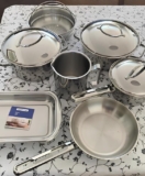 TÃO LINDAS QUE DECORAM A COZINHA Jogo de Panelas com Fundo Triplo 7 Peça Tramont…