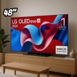 SUA VISÃO NEM AGUENTA ISSO TUDO Smart TV 4K 48″ LG OLED evo Gaming DE 5.262 | PO…