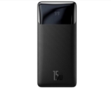 Carregador Portátil Baseus Bipow Digital Display Power Bank 20000mAh 15W PretoS…