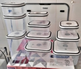 COMBÃO DE POTE Conjunto 10 Potes Herméticos Com Tampa Easy Open Electrolux DE 94…