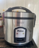 AGORA TU ACERTA FAZER TEU ARROZ PANELA DE ARROZ PH5P VISOR GLASS INOX 220V DE 16…