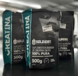E ESSE É PRA AJUDAR O SHAPE VIR Creatina Monohidratada 500g Soldiers Nutrition D…