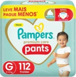 Pampers Fralda Pants Premium Care Fralda Noturna L 112 Unidades De: R$191,21 Por…