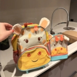 AS AULAS DAS CRIANÇA TÃO VOLTANDOOO Mochila Lancheira Pré Escola Infantil Girafa…