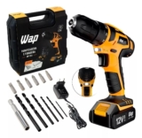 Parafusadeira e Furadeira a Bateria WAP BPF 12K3 Com MaletaSaindo a R$ 120 à vi…