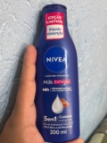 VAMO MANTER A PELE HIDRATADA? NIVEA Loção Deo-Hidratante Milk Express 200ml DE 3…