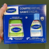 COMBINHO DA PELE SENSIVEL Kit Creme Hidratante 453g + Loção De Limpeza 120ml Cet…