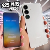 PRA VOCÊ TROCAR ESSE CELULAR PÔDI Samsung Galaxy S25+ 5G, 256GB, 12GB RAM DE 5.5…